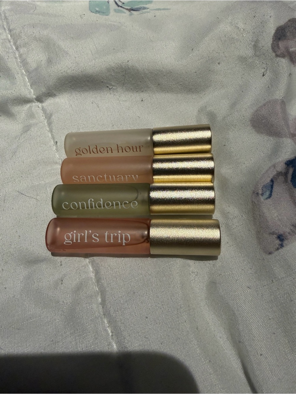 Perfume set of 4– golden hour, sanctuary, confidence, girl's trip